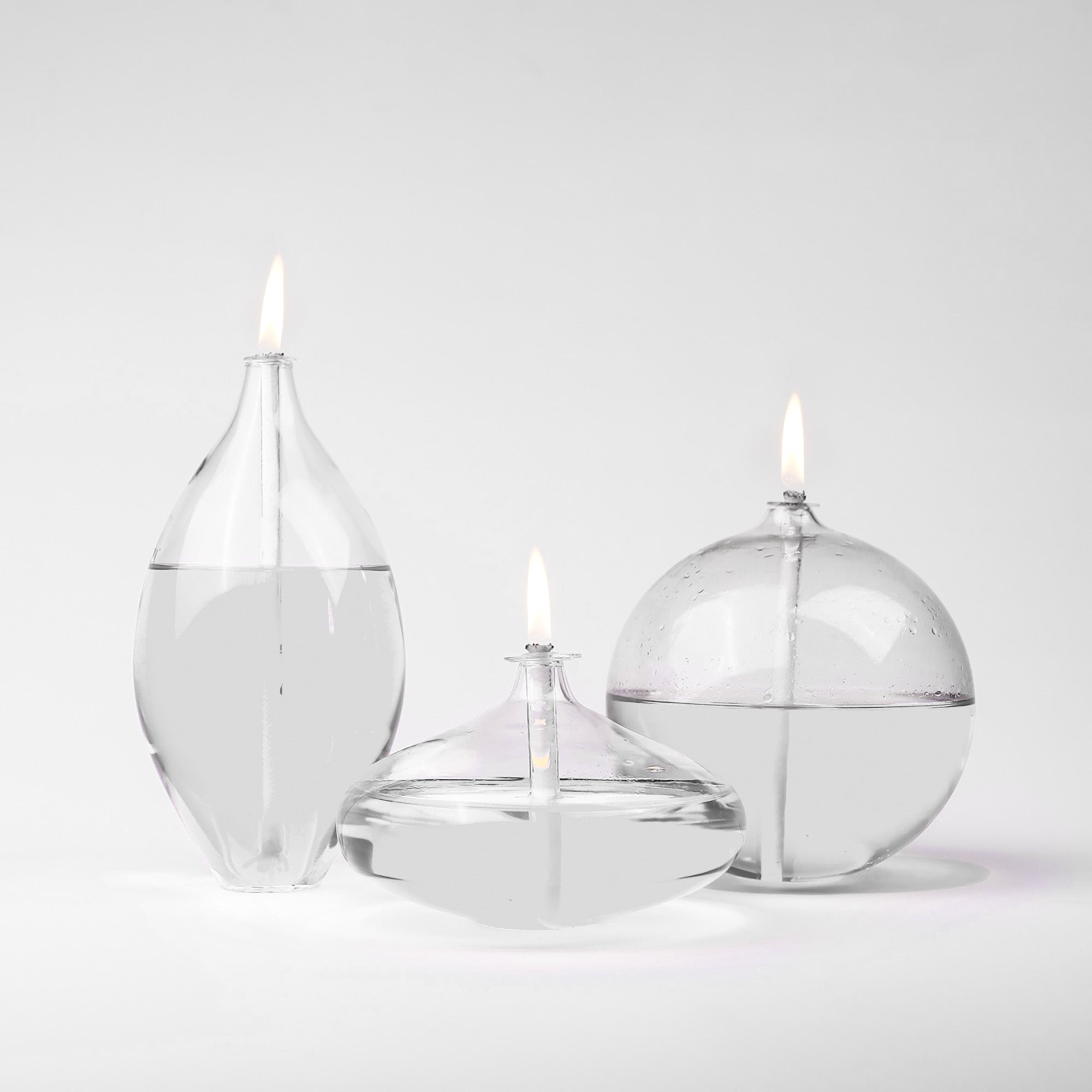 Pride Glass Oil Candle Set Clear