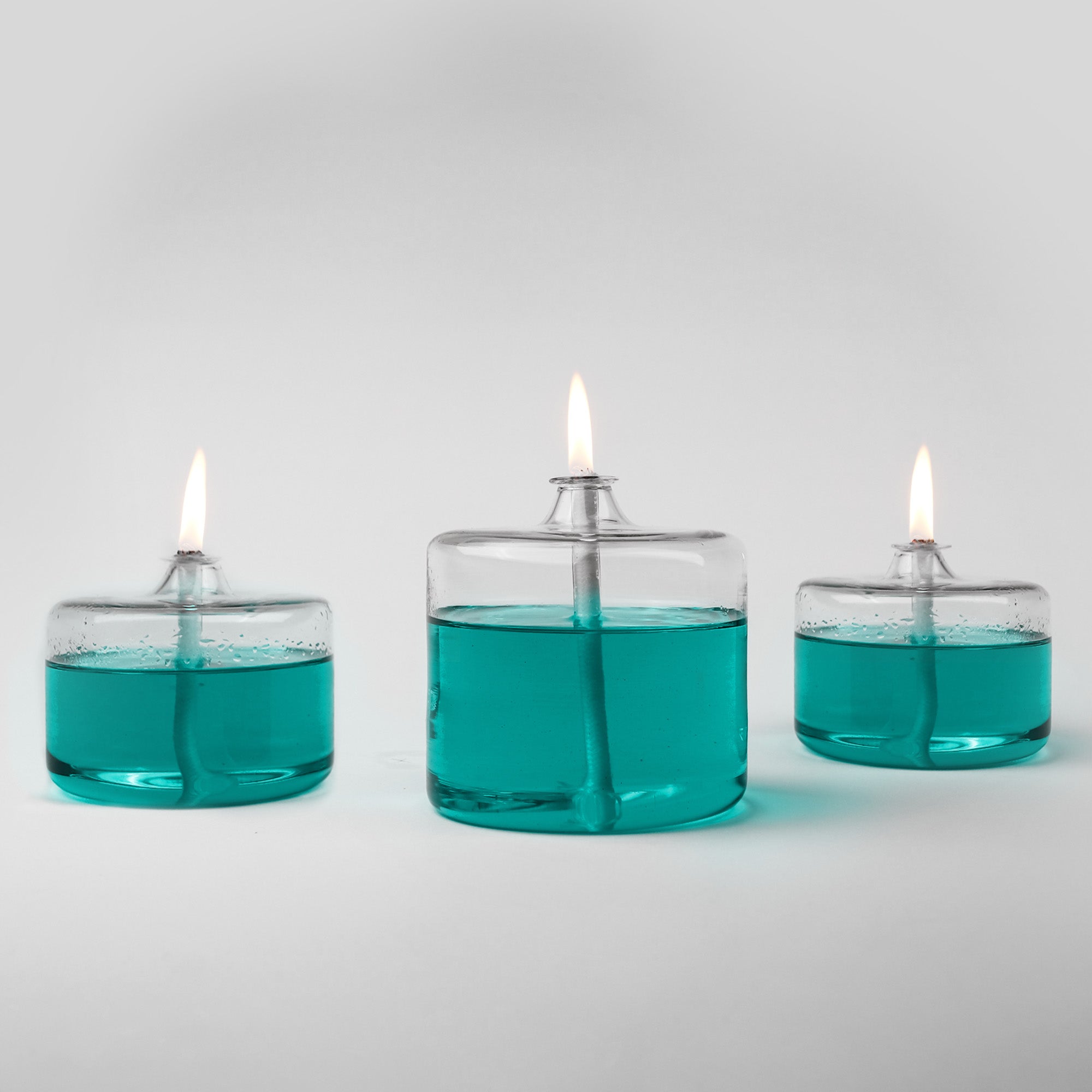 Joy Glass Oil Candle Set Emerald