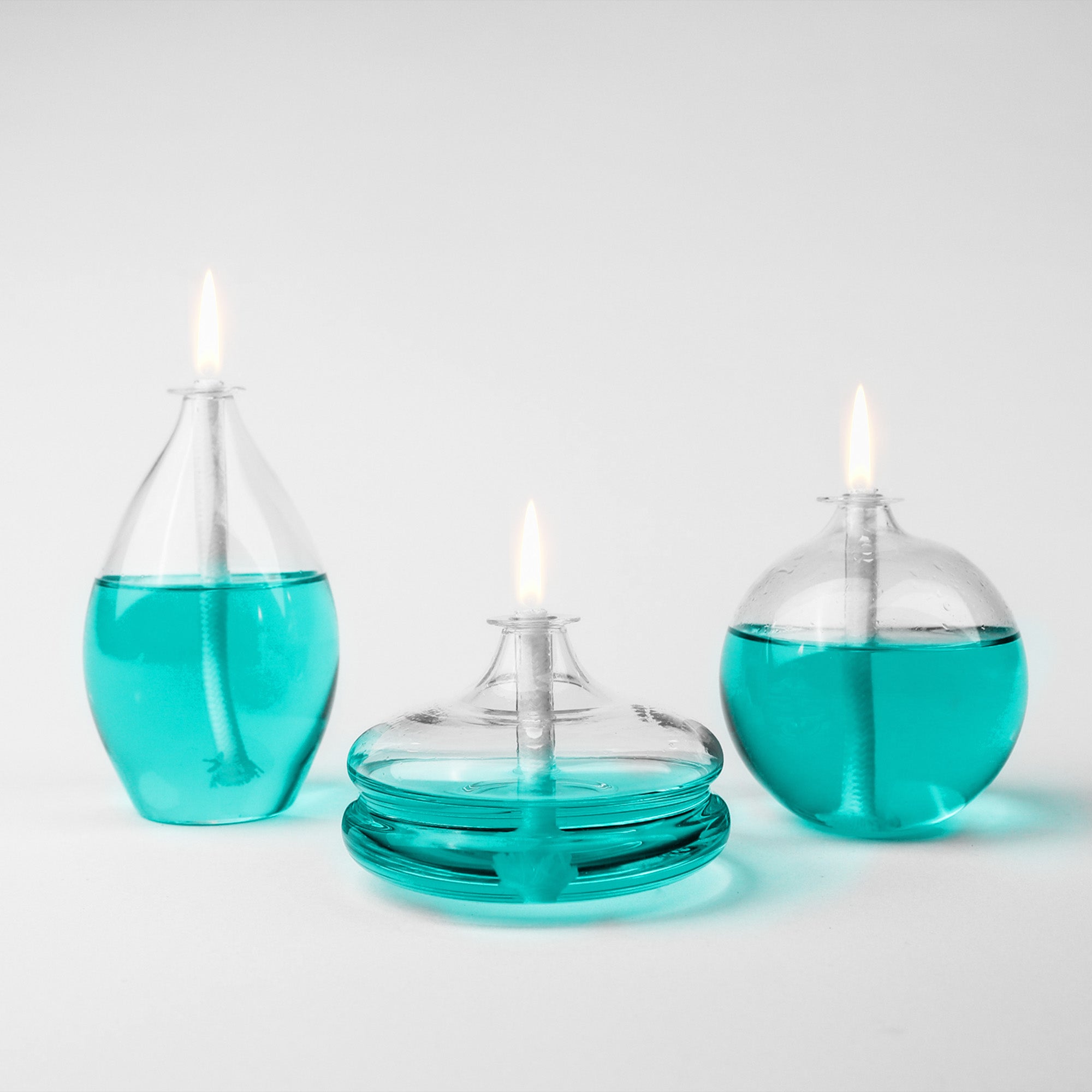 Glory Glass Oil Candle Mini Set Emerald